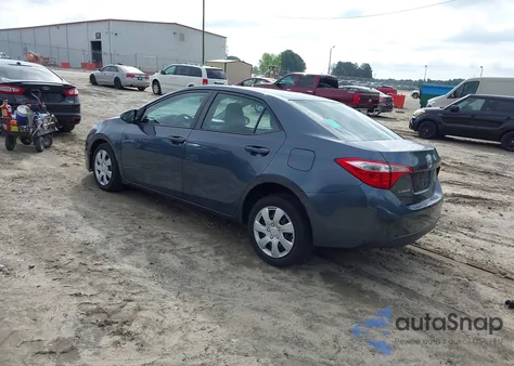 2014 Toyota Corolla Le from USA, damaged, VIN 2T1BURHE8EC015411